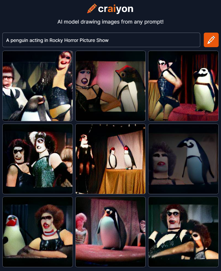 craiyon_175551_A_penguin_acting_in_Rocky_Horror_Picture_Show.png